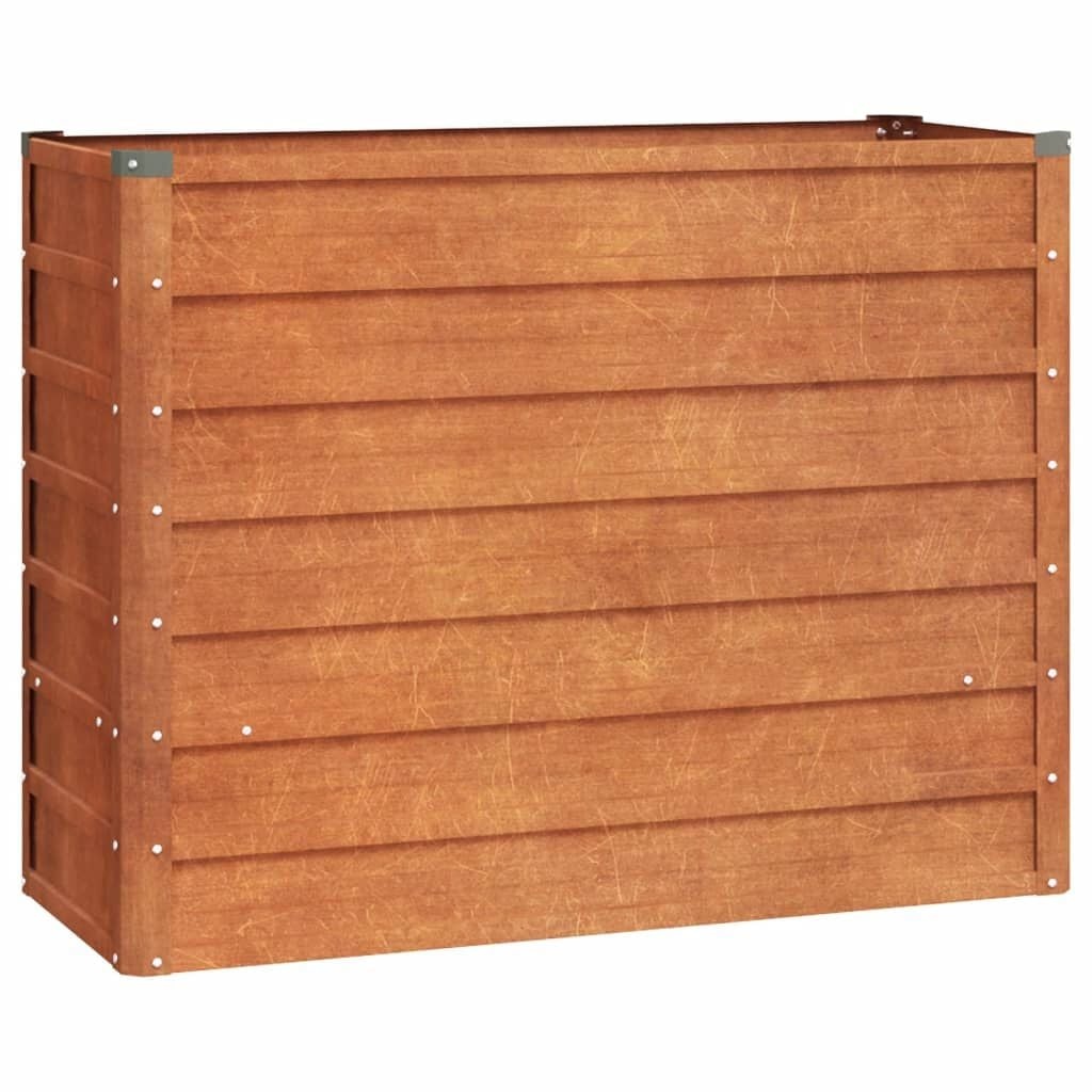 Verhoogde Plantenbak 100x40x77cm Cortenstaal - 53% Korting