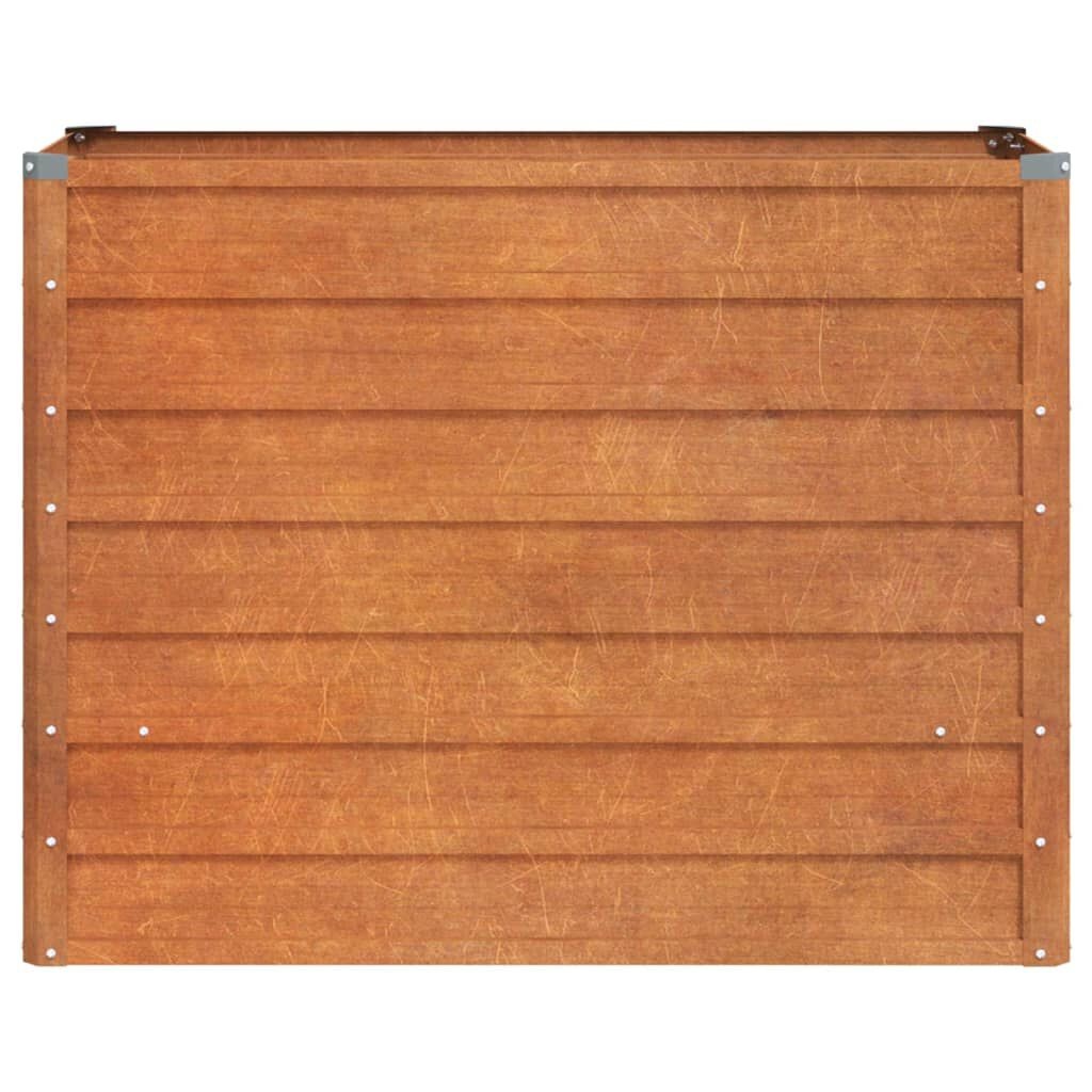 Verhoogde Plantenbak 100x40x77cm Cortenstaal - 53% Korting