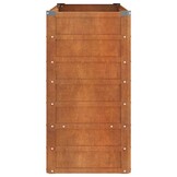 Verhoogde Plantenbak 100x40x77cm Cortenstaal - 53% Korting