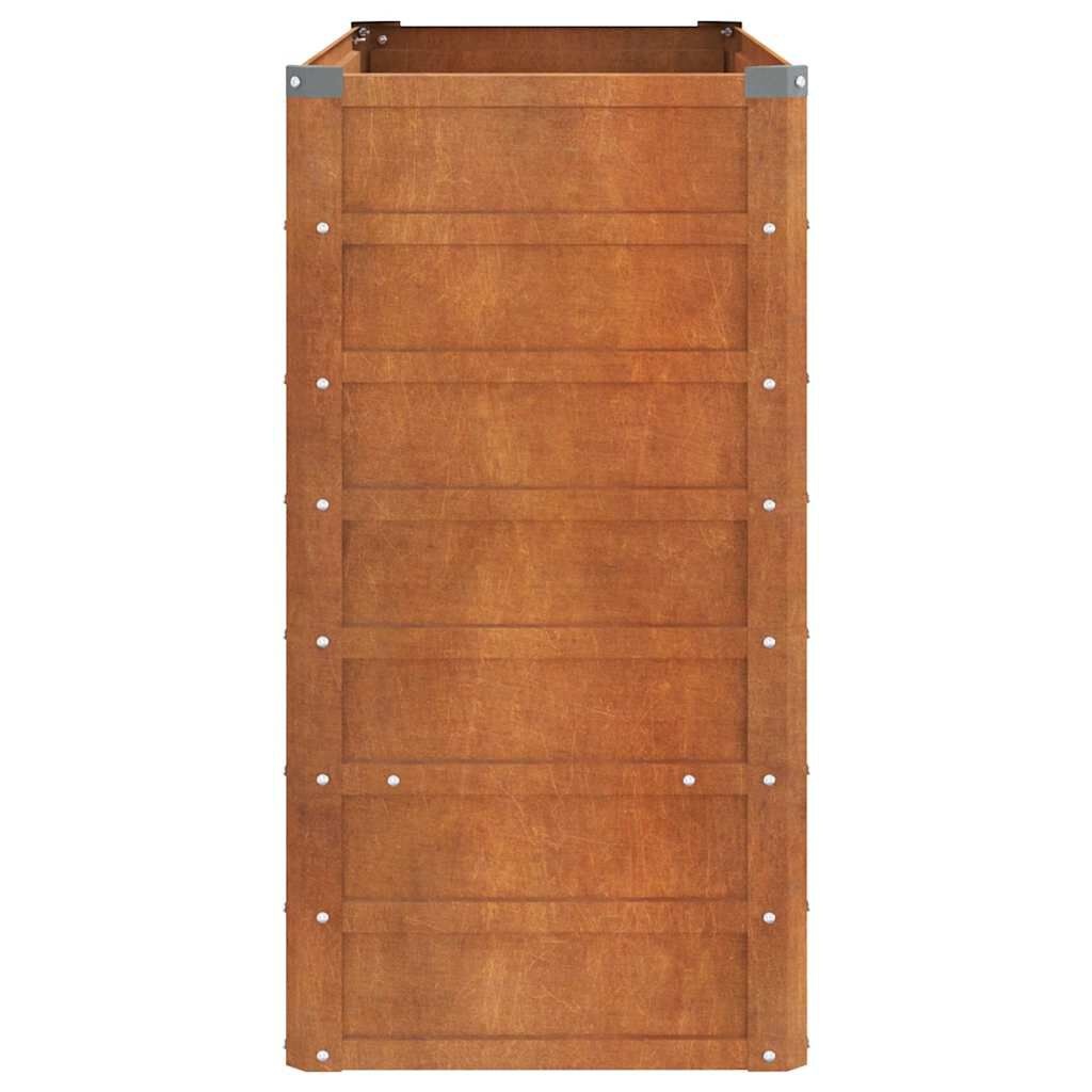 Verhoogde Plantenbak 100x40x77cm Cortenstaal - 53% Korting