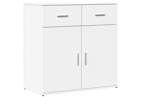 Wit Dressoir van Bewerkt Hout - 79x38x80 cm (63% Korting)