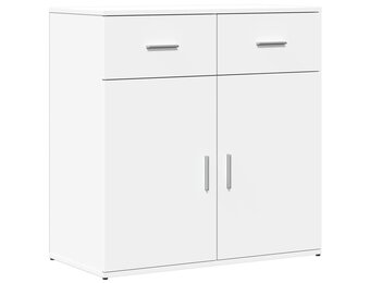Dressoir bewerkt hout wit 79x38x80 cm - 54% korting!