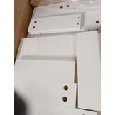 Dressoir bewerkt hout wit 79x38x80 cm - 54% korting!