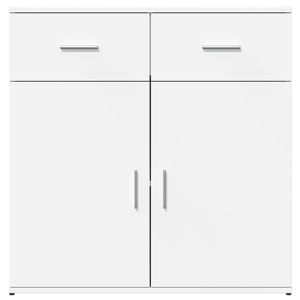 Dressoir bewerkt hout wit 79x38x80 cm - 54% korting!