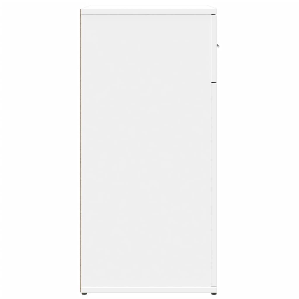 Dressoir bewerkt hout wit 79x38x80 cm - 54% korting!