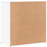 Dressoir bewerkt hout wit 79x38x80 cm - 54% korting!