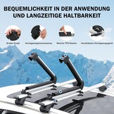 Ski- & Snowboarddrager Dak - Universeel, Zilver, 41cm (34% Korting!)