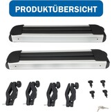 Ski- & Snowboarddrager Dak - Universeel, Zilver, 41cm (34% Korting!)