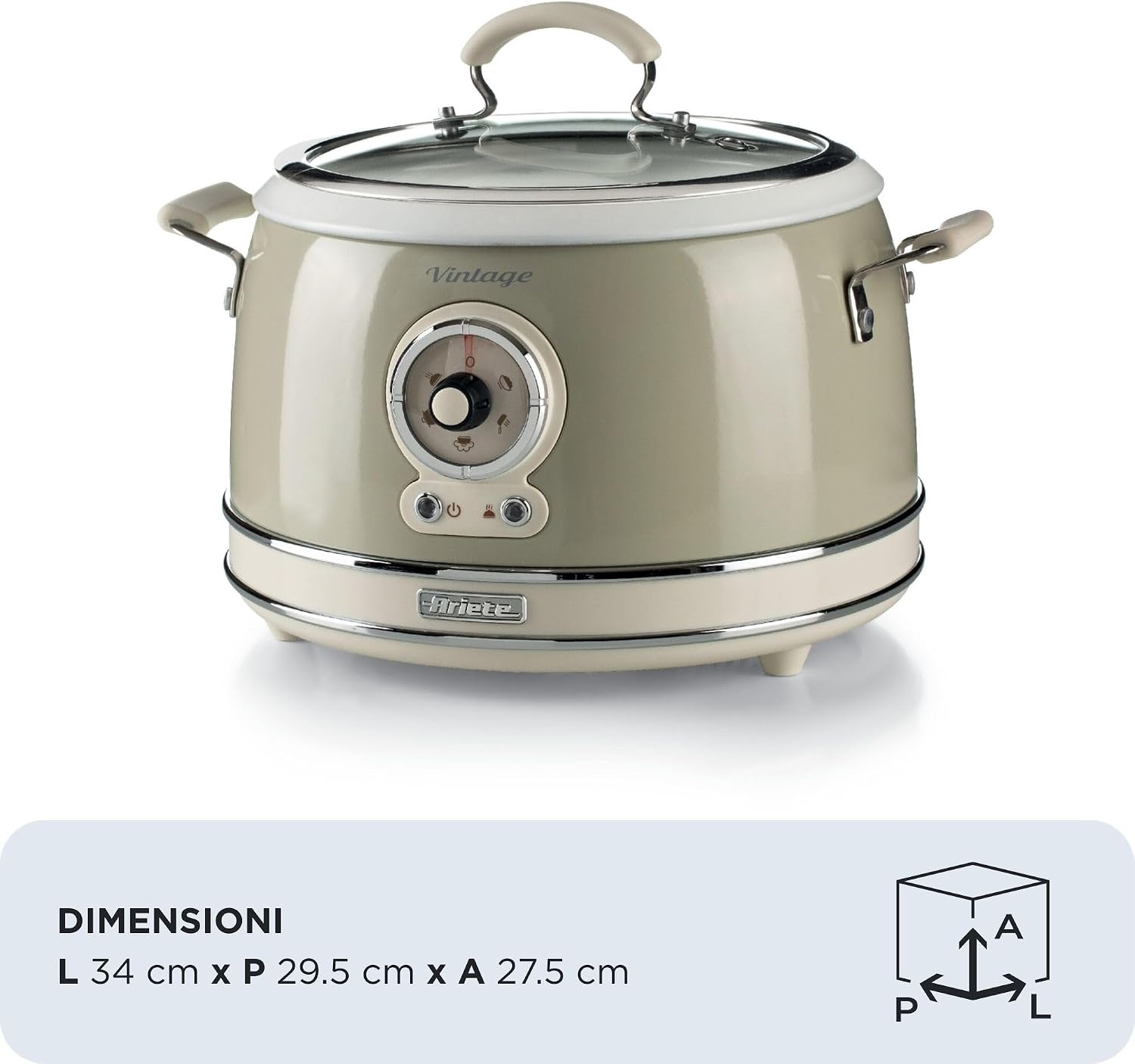 Rijstkoker 3,5L Beige 700W - Perfecte Rijst & Sushi met Korting!