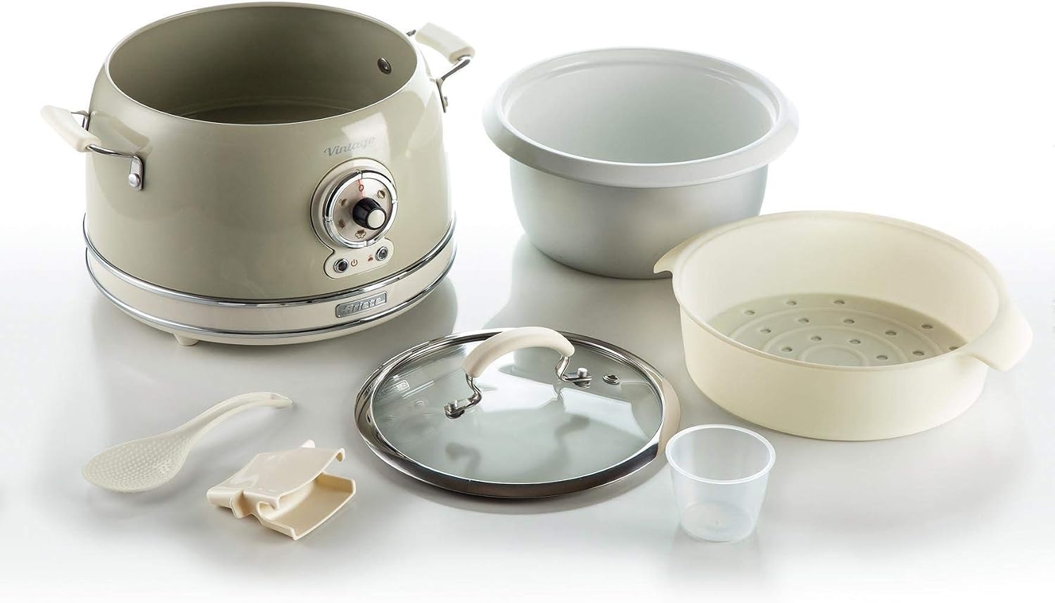 Rijstkoker 3,5L Beige 700W - Perfecte Rijst & Sushi met Korting!