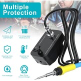 Cordless Soldering Iron for Makita 18 V (without battery), Professional Wireless Soldering Iron with 12 Seconds Fast Heating Time, Adjustable from 0-500 °C, LED Display, Precision Welding