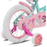 JOYSTAR Eenhoorn-fiets 12/14/16/18 inch voor meisjes van 2 tot 9 jaar, kinderfiets met polszitje en steunwielen en mand