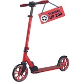 HUDORA Scooter Up 200 Geluidsarme aluminium step, voor maximaal 100 kg, in hoogte verstelbare en inklapbare step, kickstep voor kinderen, jongeren en volwassenen