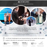 Mobiclinic®, Stepper met Stuur, in Hoogte Verstelbaar, LCD-Monitor, Instelbare Intensiteit, Antislippedalen, Stap-voor-Stapmachine, Compact, Thuisoefening, Step-Pro