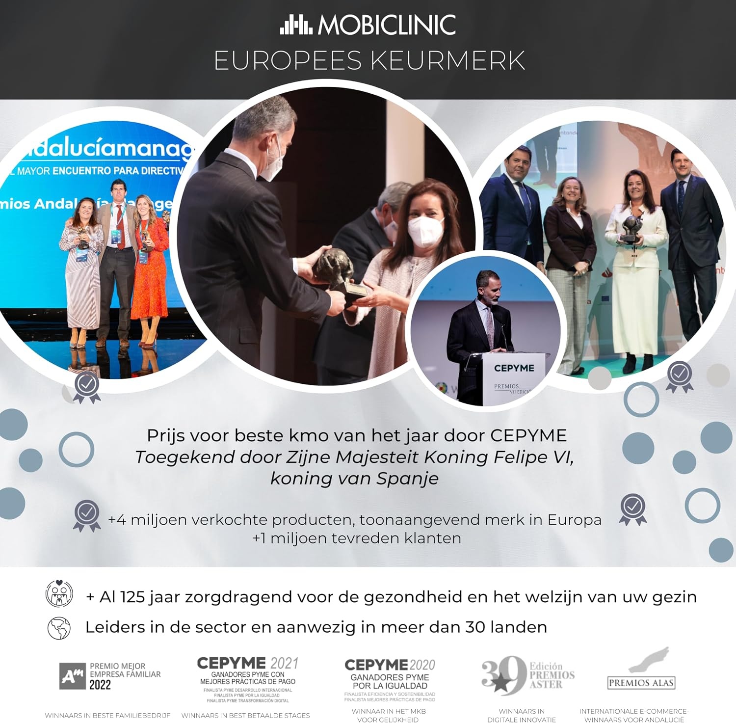 Mobiclinic®, Stepper met Stuur, in Hoogte Verstelbaar, LCD-Monitor, Instelbare Intensiteit, Antislippedalen, Stap-voor-Stapmachine, Compact, Thuisoefening, Step-Pro