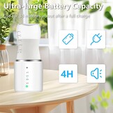 Bottle Warmer for Baby, Bottle Warmer for Baby on the go, Battery Powered Baby Bottle Warmer, Baby Bottle Warmer with 6 Adapters and Temperature Control, Portable Bottle Warmer for Travel Friendly Use