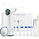 Elektrische Tonsilsteen Verwijderaar – Tonsil Stone Remover Vacuum Kit met 10 Accessoires, 6 Zuigstanden, 800mAh Oplaadbare Batterij, Compact & Draagbaar voor Thuis en Reizen