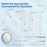 Elektrische Tonsilsteen Verwijderaar – Tonsil Stone Remover Vacuum Kit met 10 Accessoires, 6 Zuigstanden, 800mAh Oplaadbare Batterij, Compact & Draagbaar voor Thuis en Reizen