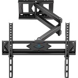 PERLESMITH TV Muurbeugel voor 26-60 Inch tv's, Draaibare TV Beugel tot 40 kg, 55 Inch TV-muurbeugel met Waterniveau, max. VESA 400 x 400 mm