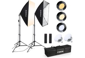 Softbox LED Verlichting Set Studio voor Foto/Video - 59% Korting