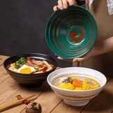 Keramische Ramenkommen Set - 4-delig, 1035ml, 20cm - Japans Design