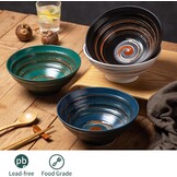 Keramische Ramenkommen Set - 4-delig, 1035ml, 20cm - Japans Design