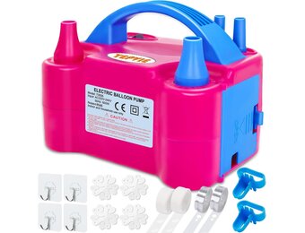 Elektrische Ballonpomp 600W met 14 Ballonaccessoires - 28% Korting