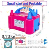 Elektrische Ballonpomp 600W - Feestdecoratie - 28% Korting