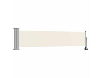 Uittrekbaar Tuinscherm 60x300cm Crème - 34% Korting