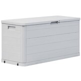 vidaXL Tuinbox 280 L Lichtgrijs - Nu 34% Korting!