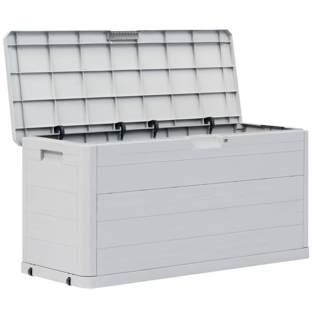 vidaXL Tuinbox 280 L Lichtgrijs - Nu 34% Korting!