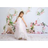 Fotografie Achtergronddoek Roze Bloemen & Planten - 2.1x1.5m Microvezel - 28% Korting
