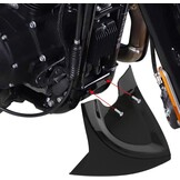 Glanzend Zwarte Kinspoiler Voorspatbord voor Harley Davidson (29% Korting)