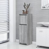 VidaXL Badkamerkast Sonoma Eiken 30x30x95 cm - 34% Korting