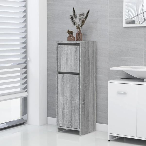 VidaXL Badkamerkast Sonoma Eiken 30x30x95 cm - 34% Korting