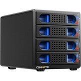 4-Bay Externe Harde Schijf Behuizing | 80TB | USB 3.0/eSATA | 30% Korting