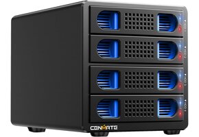 4-Bay Externe Harde Schijf Behuizing | 80TB | USB 3.0/eSATA | 30% Korting