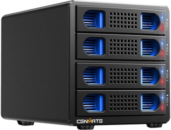 4-Bay Externe Harde Schijf Behuizing | 80TB | USB 3.0/eSATA | 30% Korting