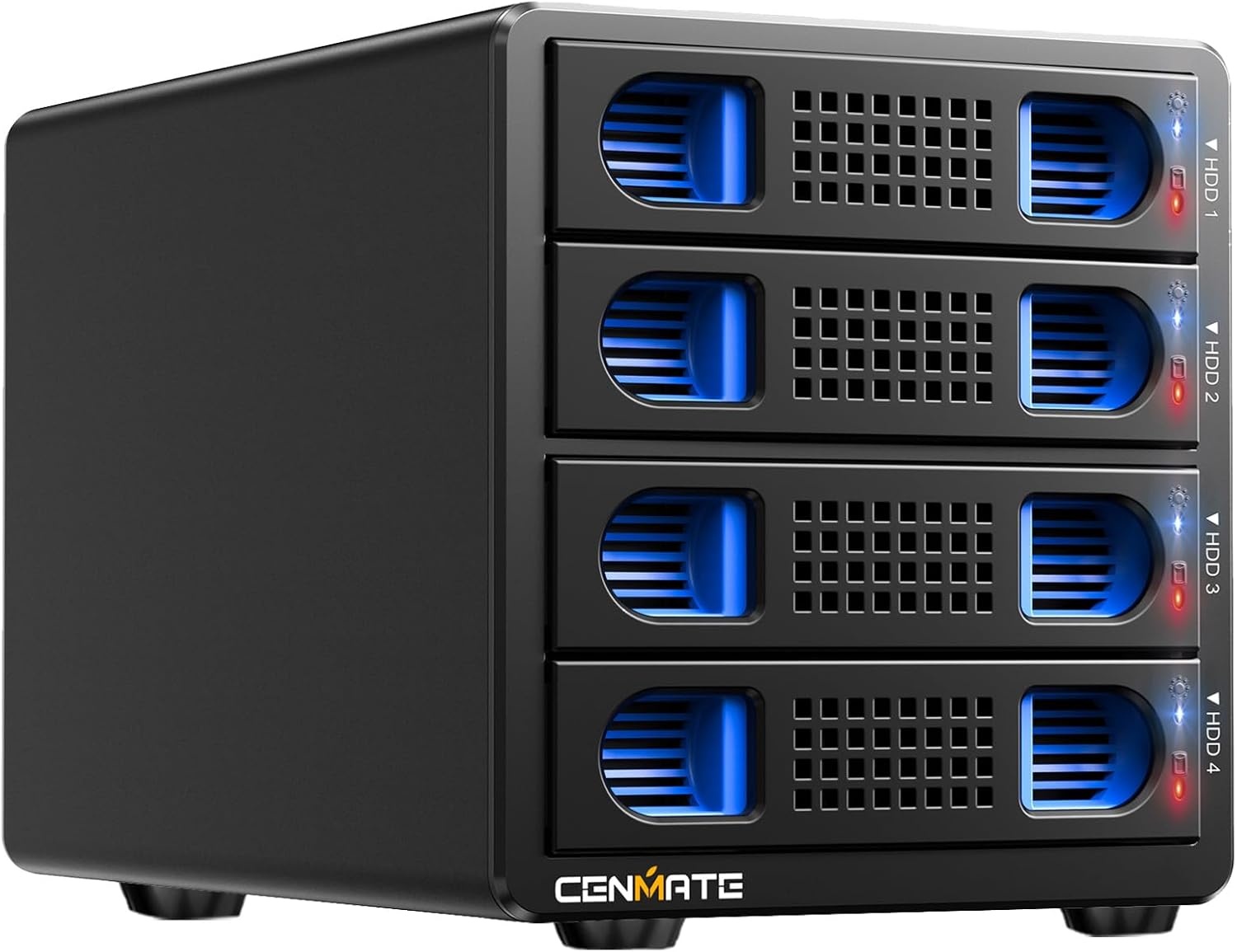 4-Bay Externe Harde Schijf Behuizing | 80TB | USB 3.0/eSATA | 30% Korting