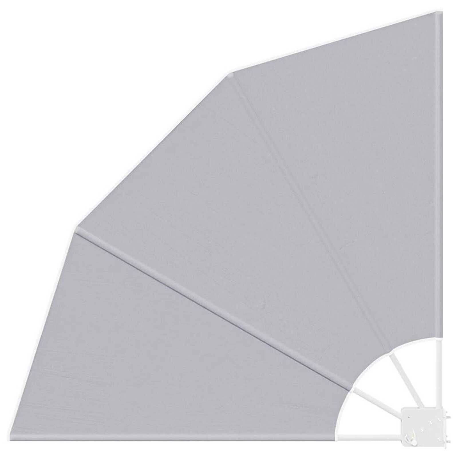 Privacy Scherm Balkon Grijs 115x115 cm - 39% Korting