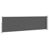 Uittrekbaar Zijscherm 160x300cm - Polyester - Antraciet (34% Korting)