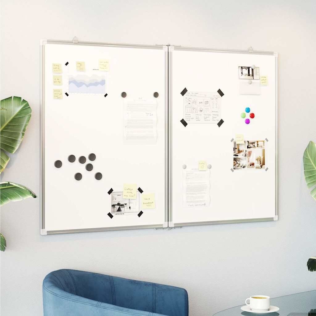 Inklapbaar Magnetisch Whiteboard 120x100cm - 59% Korting