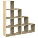 Boekenkast / Kamerscherm Sonoma Eiken - 131,5x29x131,5 cm - 35% Korting