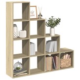 Boekenkast / Kamerscherm Sonoma Eiken - 131,5x29x131,5 cm - 35% Korting