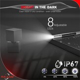 Endoscoopcamera met 5" HD scherm & 210° draaibare kop - 35% korting