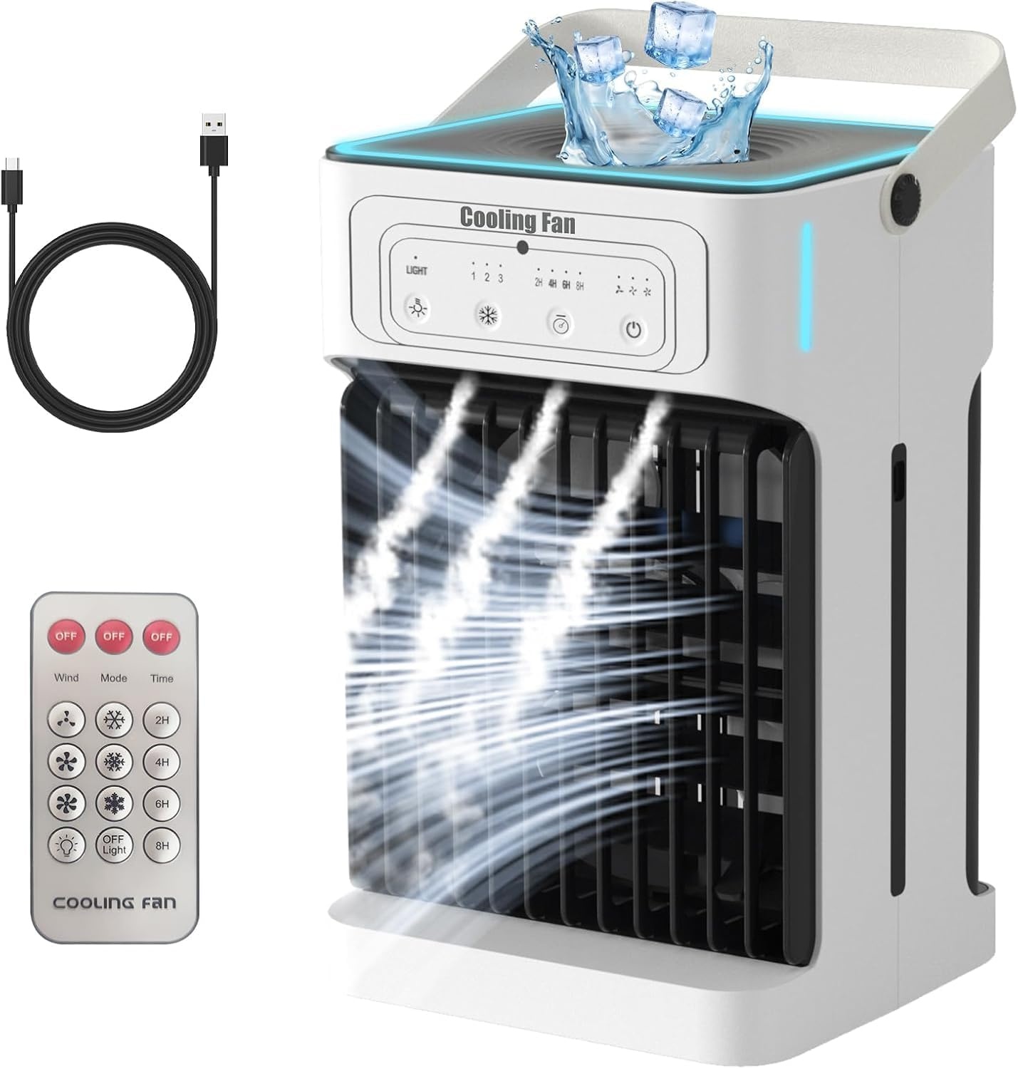 Mobiele Airco met Afstandsbediening - 4-in-1 Koeler & Luchtbevochtiger - 29% Korting!