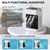 Mobiele Airco met Afstandsbediening - 4-in-1 Koeler & Luchtbevochtiger - 29% Korting!