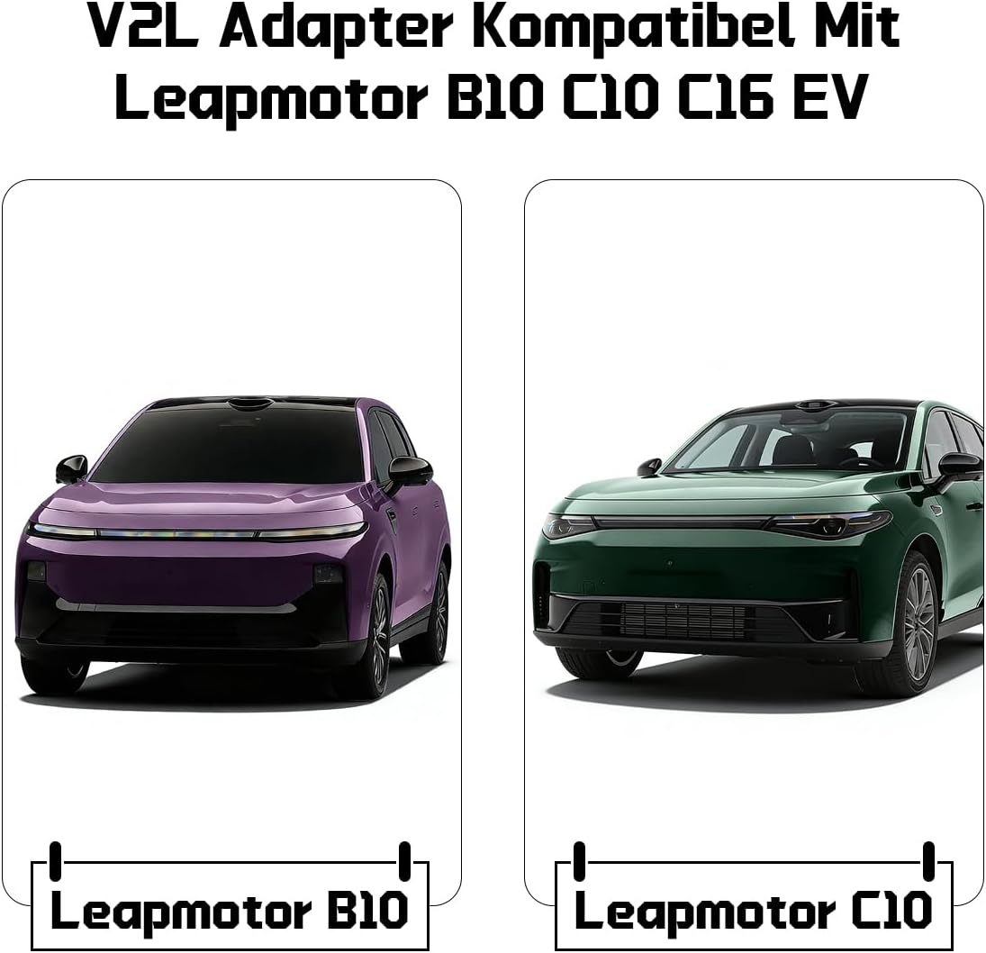 V2L Adapter Leapmotor B10/C10/C16 3.5kW 16A Type 2 naar Schuko (-34%)