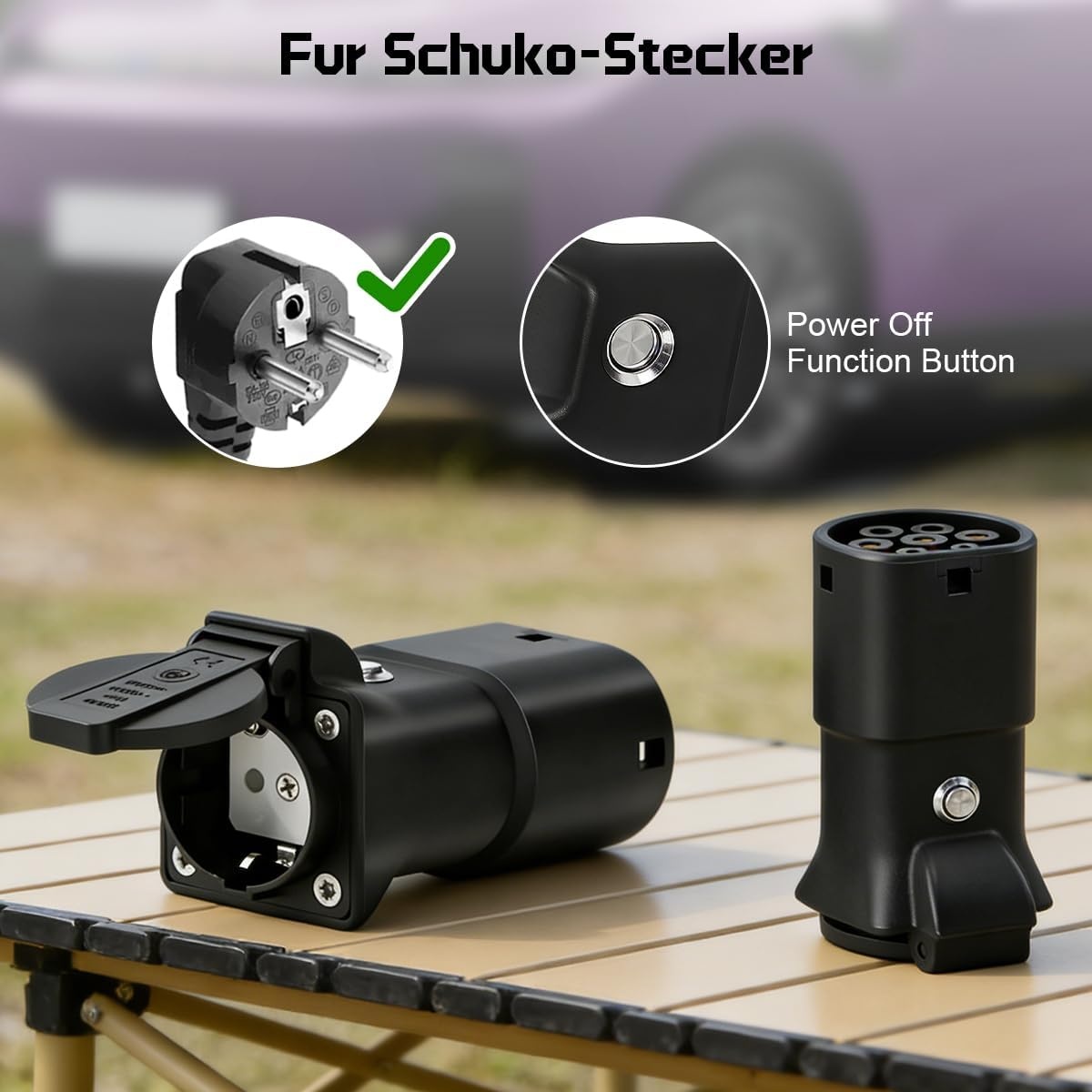 V2L Adapter Leapmotor B10/C10/C16 3.5kW 16A Type 2 naar Schuko (-34%)