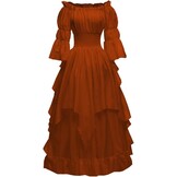 Gothic Middeleeuwse Jurk voor Dames - 33% Korting